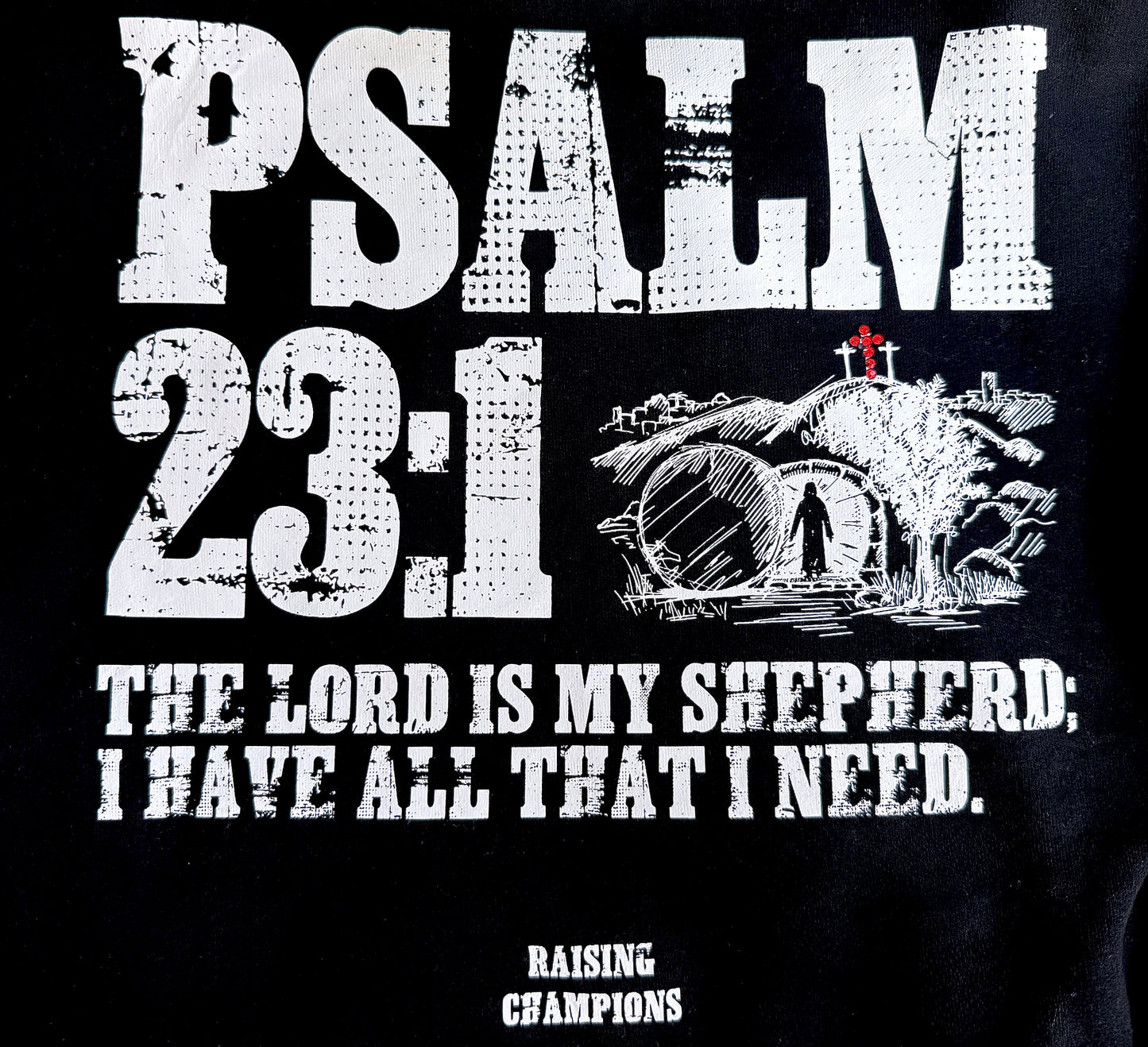 Psalm 23:1 Crystalized Hoodie